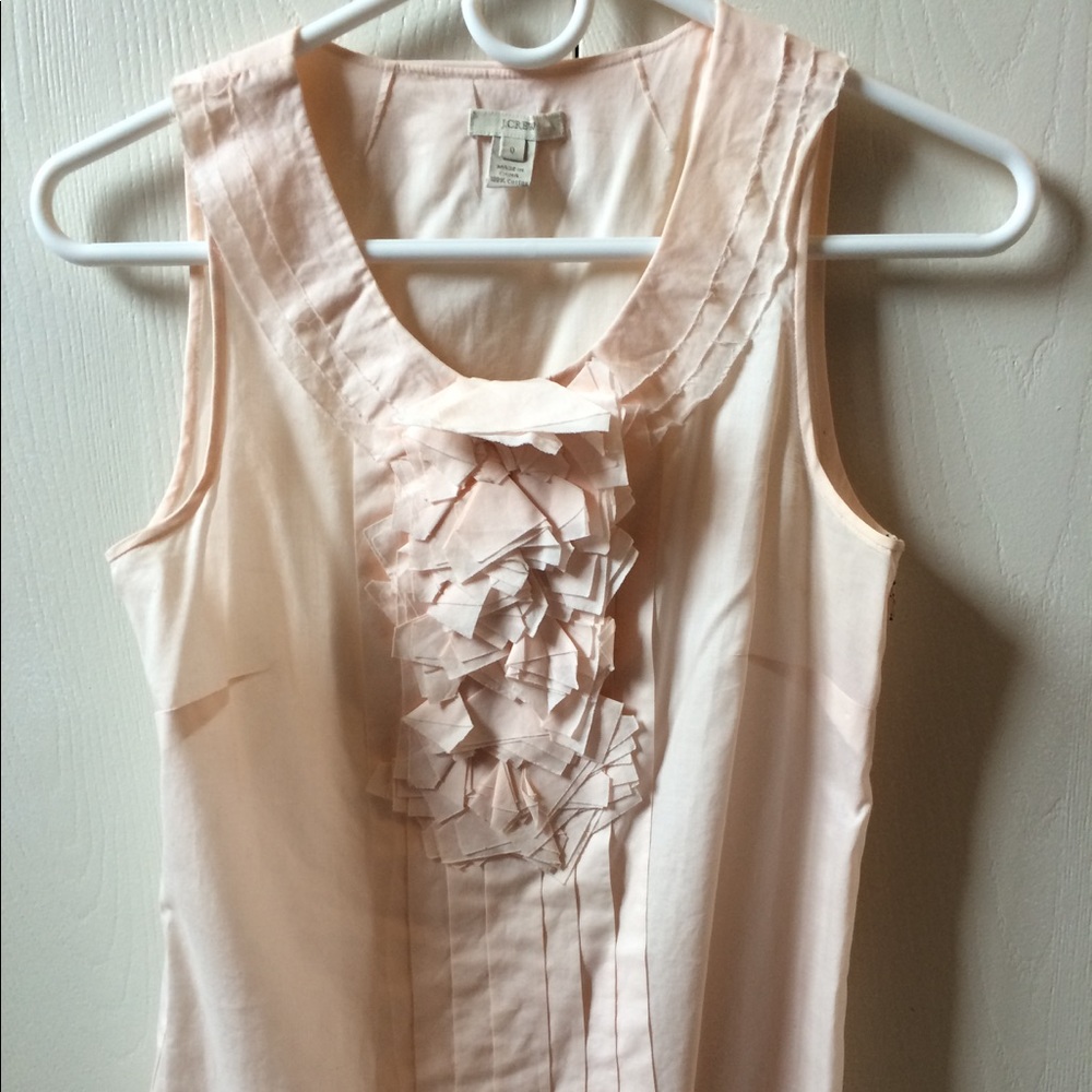Jcrew sleeveless blouse